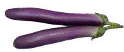 Chinese Eggplant 2Pcs