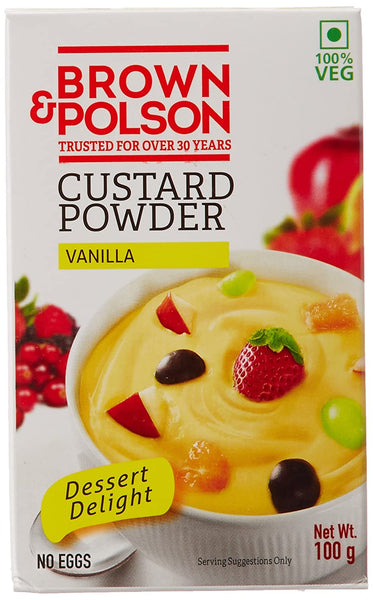 Brown & Polson Custard Powder Vanilla 100gms