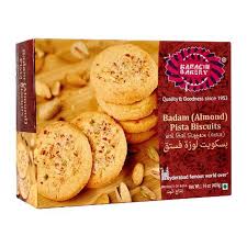 Karachi Bakery Badam(Almond)-Pista Biscuits 400gms