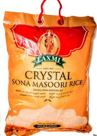 Laxmi Crystal Sona Masoori Rice 20Lbs