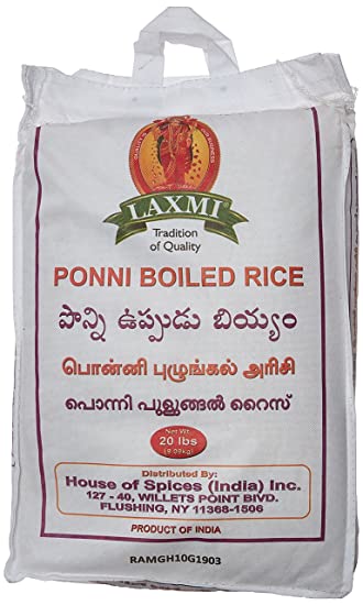 Laxmi Ponni Boiled Rice 20Lbs