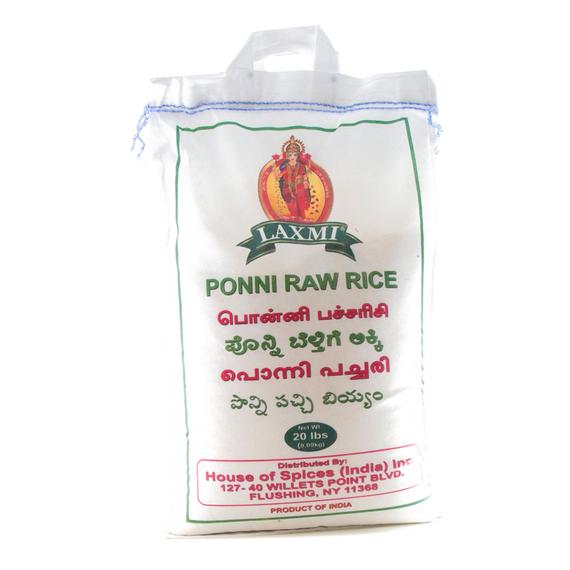 Laxmi Ponni Raw Rice 20Lbs