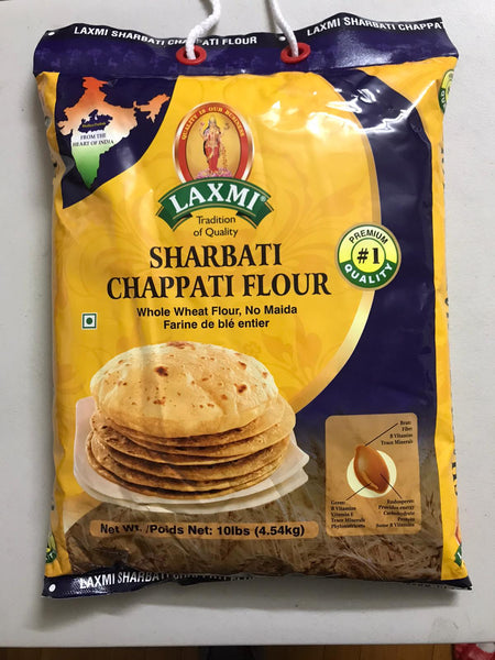 Laxmi Sharbati Chapati Flour 10Lbs