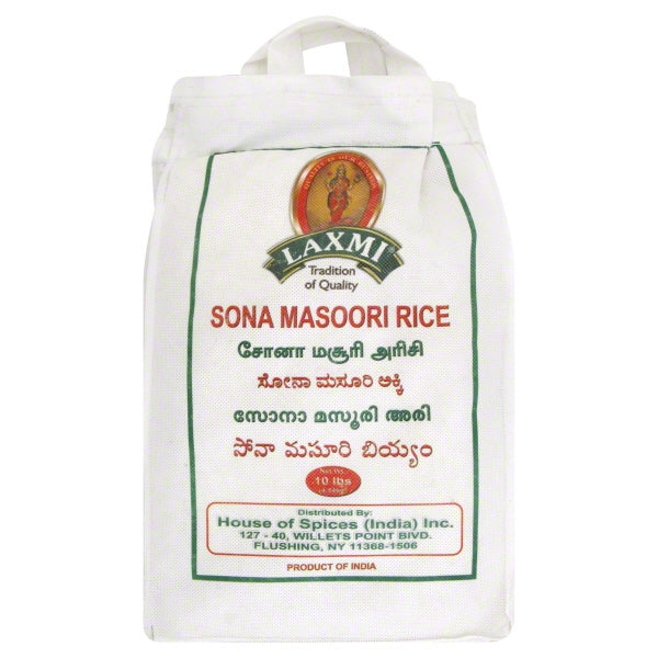 Laxmi Sona Masoori Rice 10Lbs