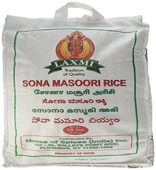 Laxmi Sona Masoori Rice 20Lbs