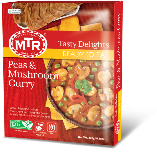MTR Tasty Delights Peas & Mushroom Curry 300gms