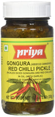 Priya Gongura Red Chilli Pickle 300gms