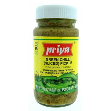 Priya Green Chilli Pickle 300gms