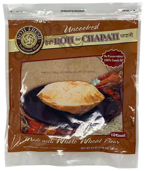 Get Fresh  Roti  Uncooked from Best Online  Desi Store 