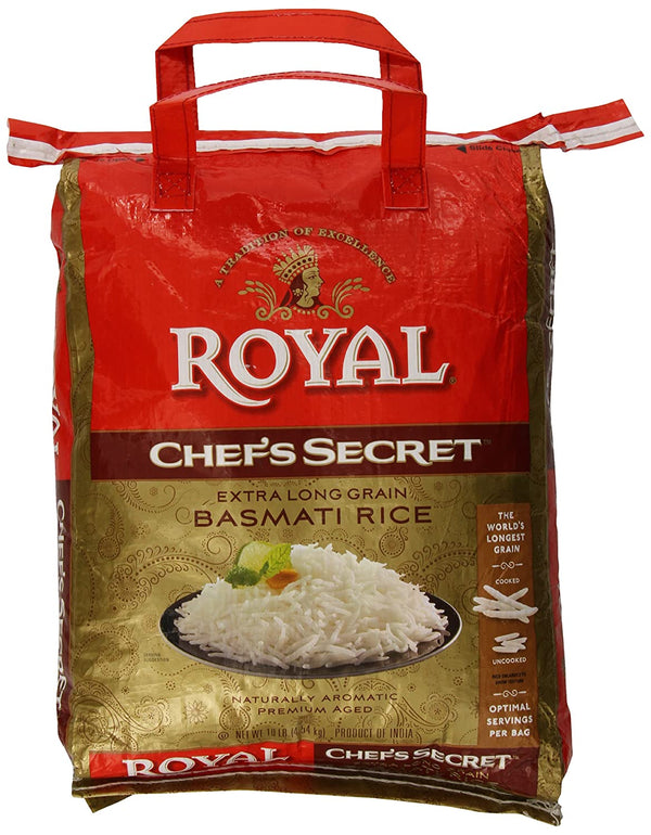 Royal Chef's Secret Basmati Rice 10Lbs