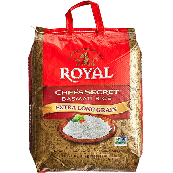 Royal Chef's Secret Basmati Rice 20Lbs