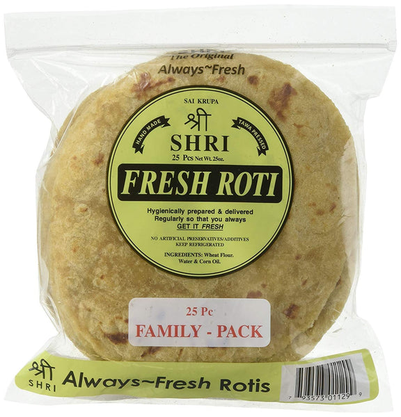 Shree Fresh Roti 25Pcs